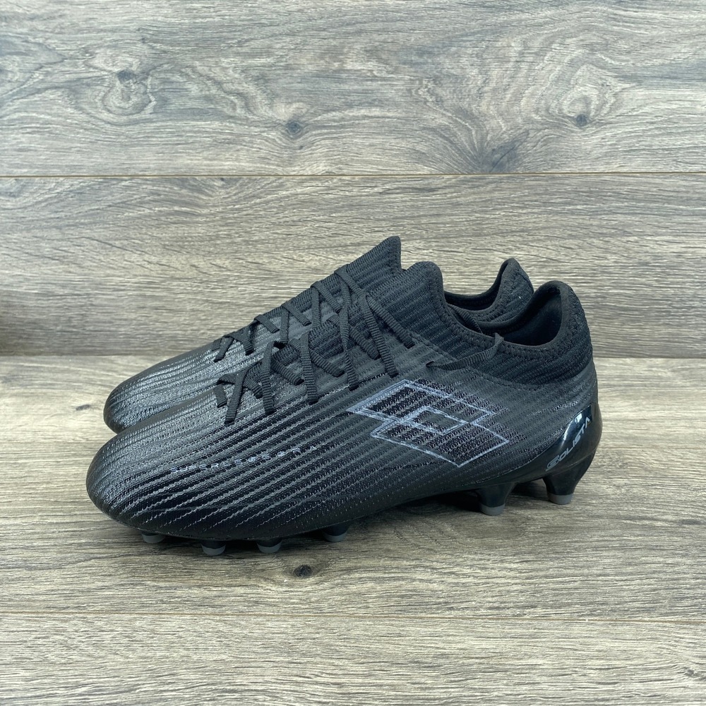Lotto Solista 200 Soccer Cleats Mens 7.5 Black Professional Athletic Boots